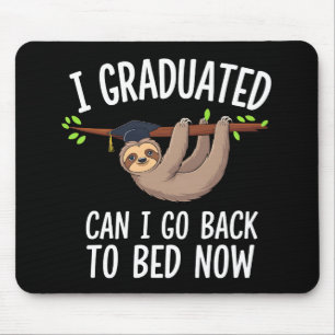 Mousepad Eu Me Formei Posso Voltar Para a Cama Agora Bicho 
