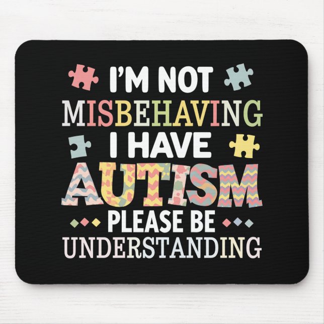 Mousepad Eu não estou me comportando mal Eu tenho consciênc (Frente)