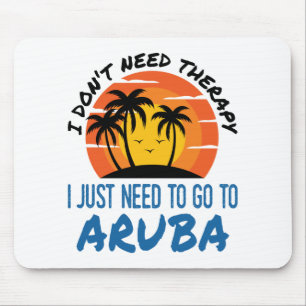Mousepad Eu não preciso de terapia Eu só preciso ir para