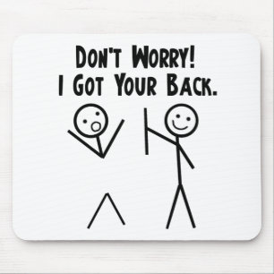 Mousepad Eu obtive sua parte traseira!