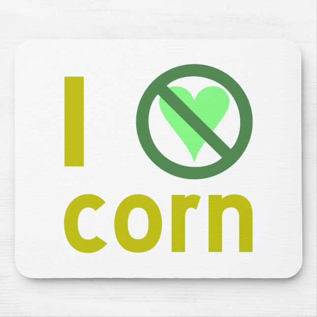 Mousepad Eu Odeio Milho (Frente)