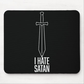 Mousepad Eu Odeio Satanás