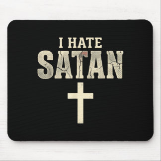 Mousepad Eu Odeio Satanás