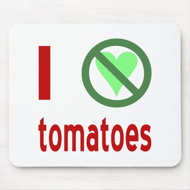 Mousepad Eu Odeio Tomates (Frente)