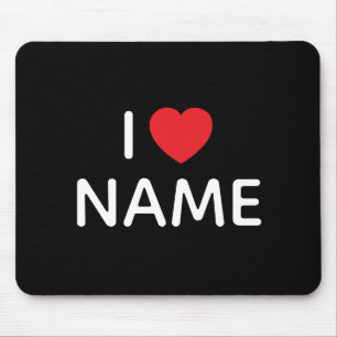 MOUSEPAD EU OUÇO NOME NEGRO MODERNO NEGRO