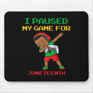 Mousepad Eu Pausei Meu Jogo Para A Décima Sétima Crianças B