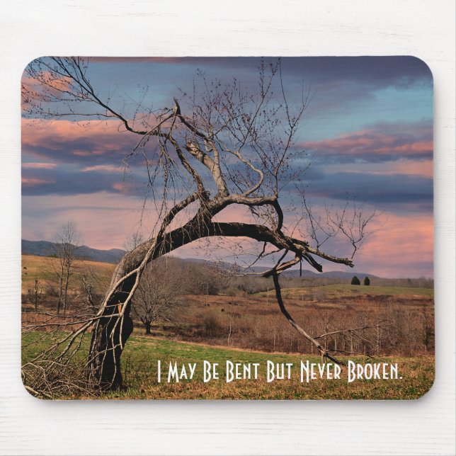 Mousepad Eu Posso Estar Dobrado Mas Nunca Quebrei (Frente)