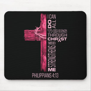 Mousepad Eu Posso Fazer Tudo Através Do Cancer De Mama Cris