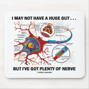 Mousepad Eu posso não ter um grande arrepio, mas tenho nerv