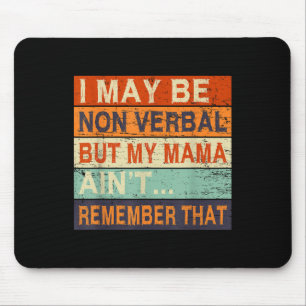 Mousepad Eu Posso Ser Consciência Não Verbal Sobre Autismo