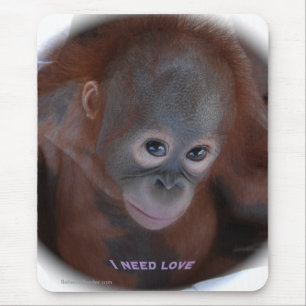 Mousepad Eu preciso o amor
