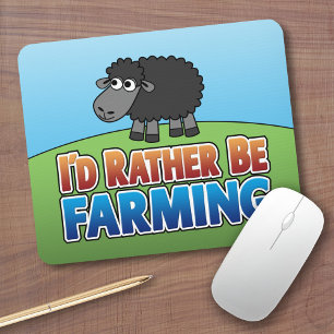 Mousepad Eu Preferencialmente estar a agricultura! (Criação