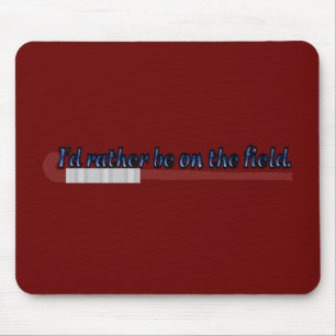 Mousepad Eu preferencialmente estaria no campo (hóquei)