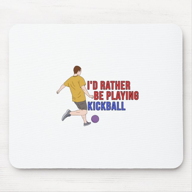 Mousepad Eu Preferencialmente Jogando KickBall (Frente)
