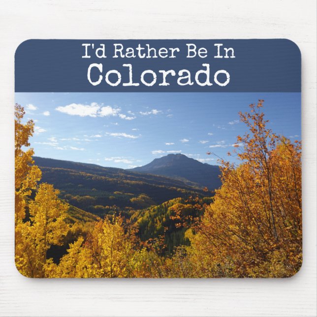 Mousepad Eu Preferencialmente na fotografia do Colorado Lan (Frente)