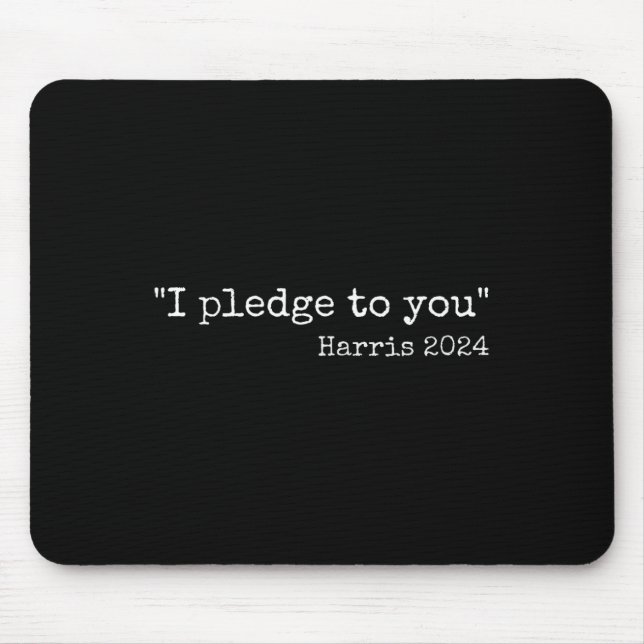 Mousepad Eu Prometo a Você Kamala Harris Vs Trump Debate 20 (Frente)