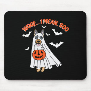 Mousepad Eu Quero Dizer Boo Engraçado Cachorro Fantasma