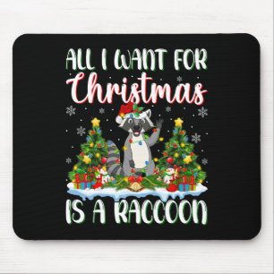 Mousepad Eu Quero O Natal É Uma Luz De Árvore De Xmas Racco