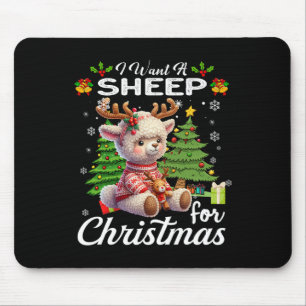 Mousepad Eu Quero Uma Ovelha Para Presentes De Natal Fingid