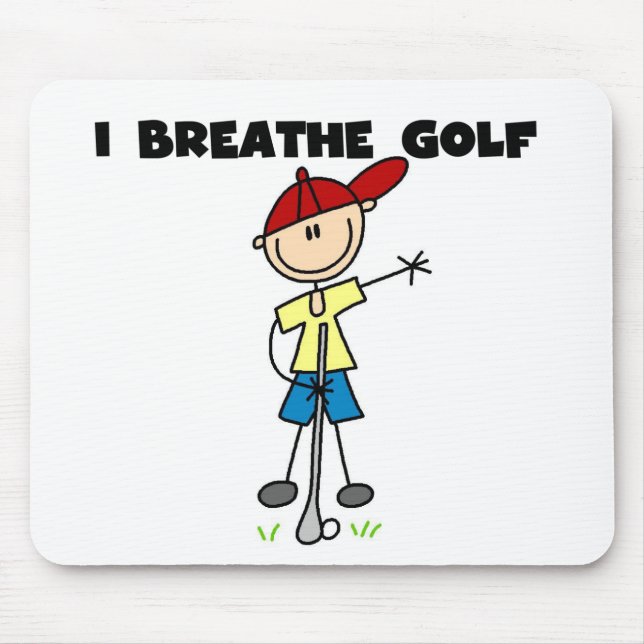 Mousepad Eu Respiro Golfe (Frente)