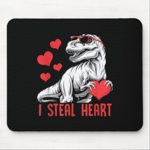 Mousepad Eu Roubo Garotos Namorados T-rex Dinossauros