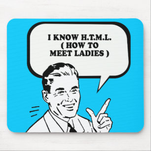 Mousepad EU SEI o HTML - COMO ENCONTRAR o t-shirt das