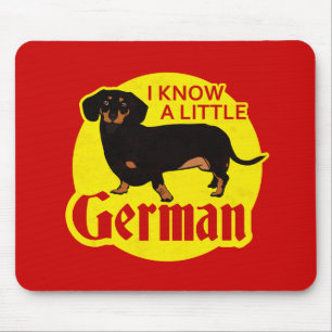 Mousepad Eu sei um pouco alemão