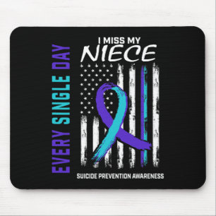 Mousepad Eu Sinto Falta Da Minha sobrinha, Americana De Pre