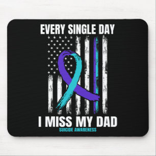 Mousepad Eu Sinto Falta Do Meu Pai, Sensibilização Suicida,