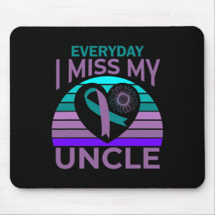 Mousepad Eu Sinto Falta Do Meu Tio Coração Suicídio De Gira