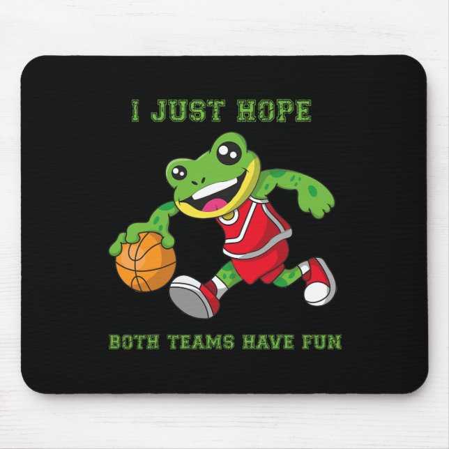 Mousepad Eu Só Espero Que Ambas As Equipes Se Divirtam (Frente)