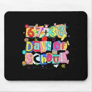 Mousepad Eu Sobrevivi 67 + 33 100 Dias De Professor Escola