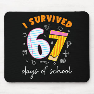 Mousepad Eu Sobrevivi 67 Dias De Aula Design De Professor L