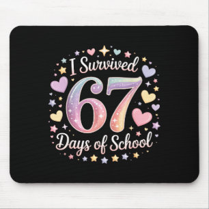 Mousepad Eu Sobrevivi 67 Dias De Escola Engraçado 67 Profes