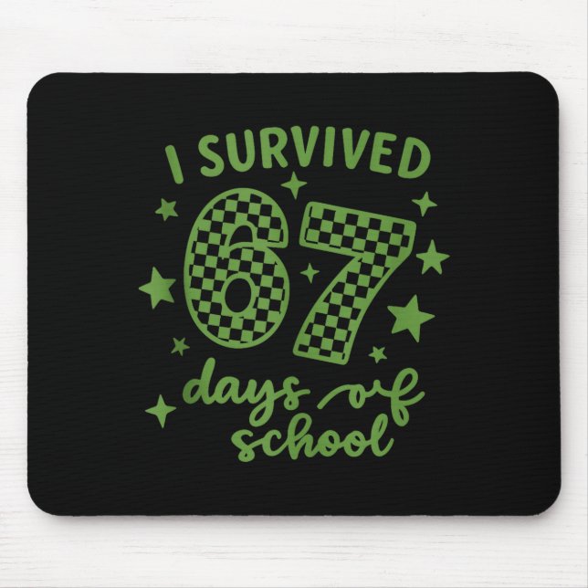 Mousepad Eu Sobrevivi 67 Dias De Professores Da Escola Alun (Frente)