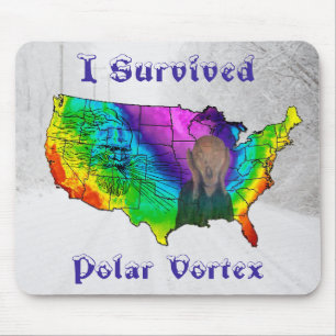 Mousepad Eu Sobrevivi ao Vórtice Polar