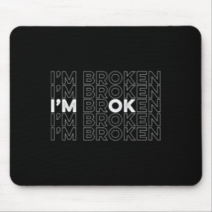 Mousepad Eu sou a consciência da saúde mental