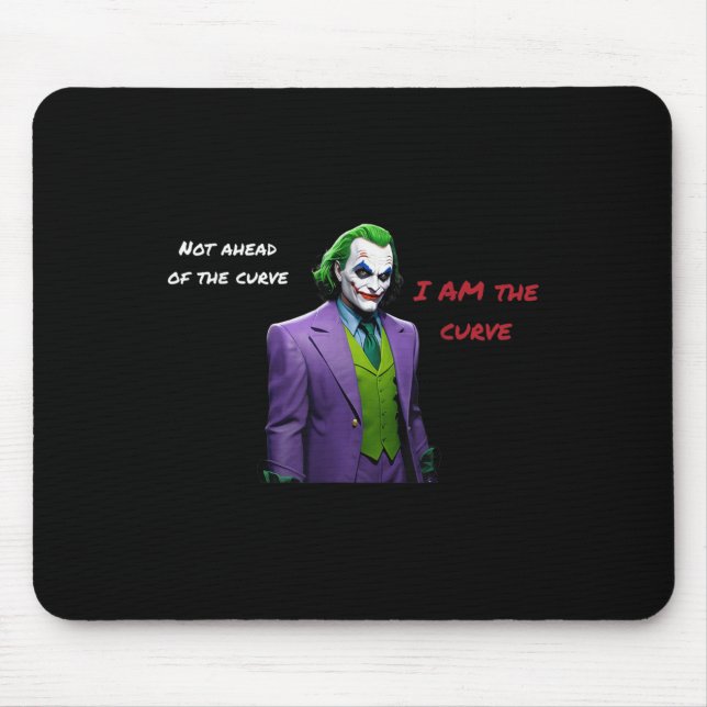 Mousepad Eu Sou A Curva Villain Halloween Anti Hero Aesthet (Frente)
