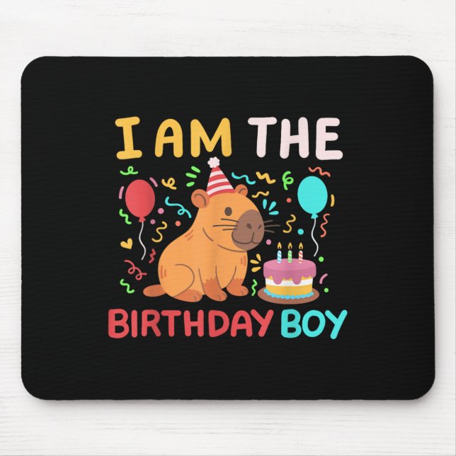 Mousepad Eu Sou A Família De Boas Crianças Da Capybara (Frente)