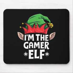 Mousepad Eu sou a família de natal do Elfo dos Jogadores Co