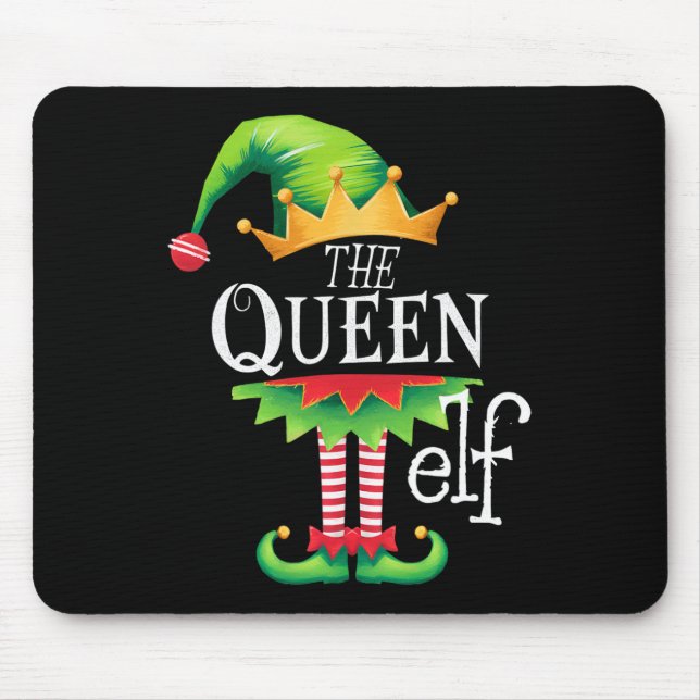 Mousepad Eu sou a Rainha Elfo a combinar com a fantasia de  (Frente)