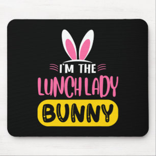 Mousepad Eu Sou A Senhora Do Almoço Bunny Orelhas De Coelho