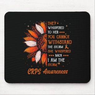Mousepad Eu sou a Tempestade "A Consciência CRPS Mês do Gue