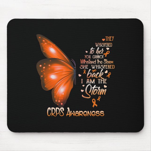 Mousepad Eu Sou A Tempestade Crps Consciência Borboleta (Frente)