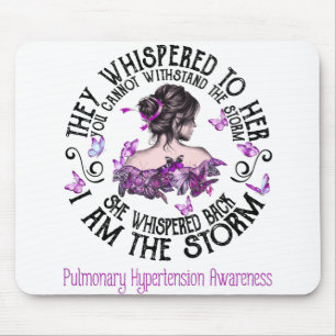Mousepad Eu Sou A Tempestade Hipertensão Pulmonar Consciênc