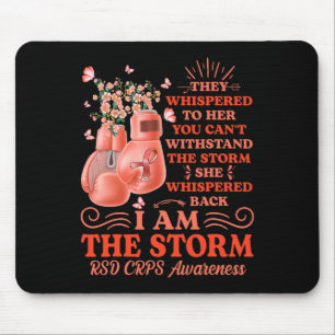 Mousepad Eu sou a tempestade RSD CRPS Awarness Boxas Luvas
