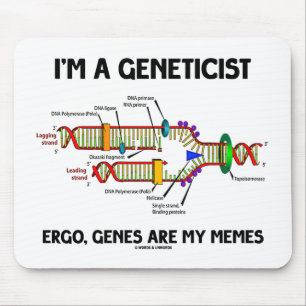 Mousepad Eu sou genes de um geneticista por conseguinte sou