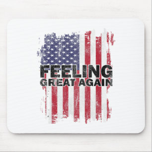 Mousepad Eu sou grato Trump Won levou o americano Ck Winner