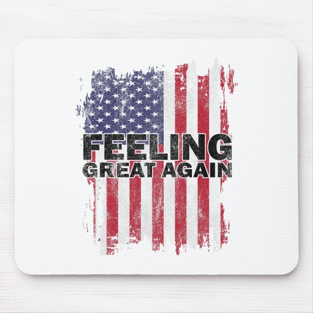 Mousepad Eu sou grato Trump Won levou o americano Ck Winner (Frente)