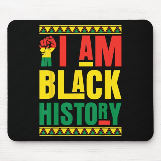 Mousepad Eu Sou História Negra (Frente)